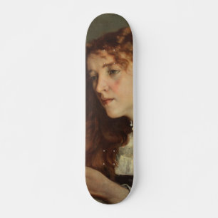 Jo, the Beautiful Irish Girl (by Gustave Courbet) Skateboard