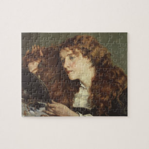 Jo, the Beautiful Irishwoman by Gustave Courbet Jigsaw Puzzle