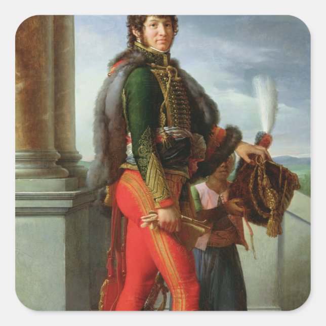 Joachim Murat  1801 Square Sticker (Front)