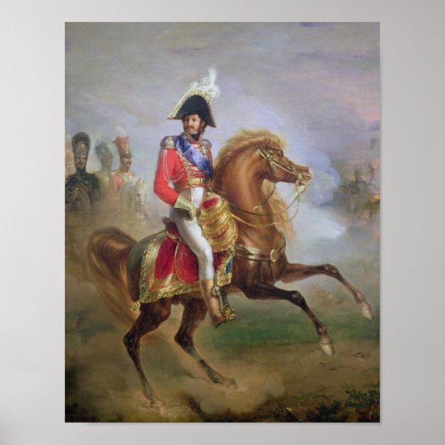 Joachim Murat on Horseback, 1814-15 Poster (Front)