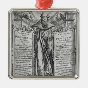 Joachim of Flora Metal Tree Decoration