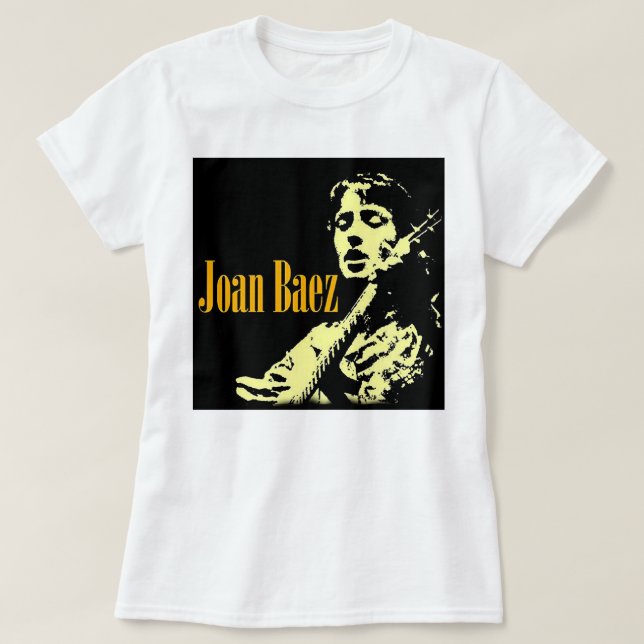 Joan Chandos Baez Country Music Human Rights Activ T-Shirt (Design Front)