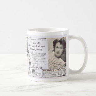 Joan Crawford Max Factor Ad Coffee Mug