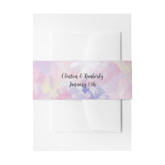 Joan Elegant Invitation Belly Band