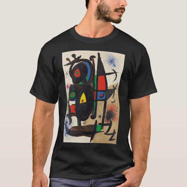 joan miro les amis du musee dart moderne de  paris T-Shirt (Front)