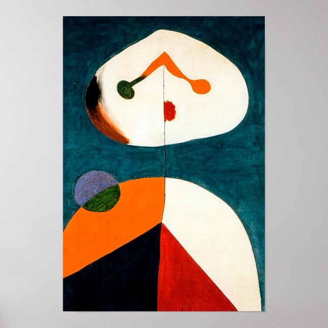 joan miro paintings art, abstract art poster (Front)