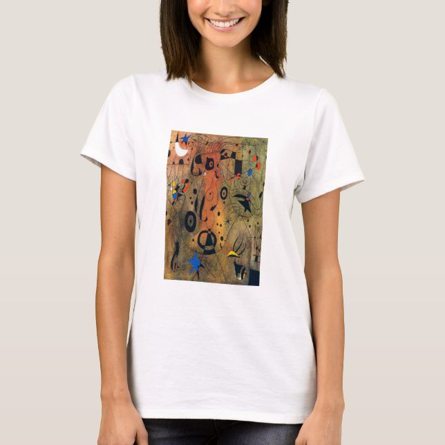 joan miro paintings art T-Shirt (Front)