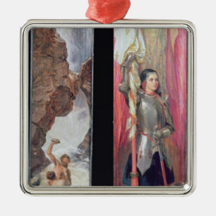 Joan of Arc, 1890s Metal Tree Decoration
