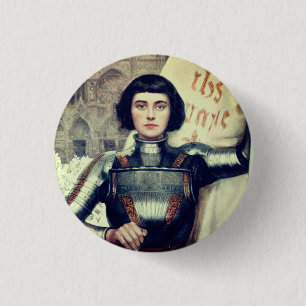 Joan of Arc (Albert Lynch illustration) 3 Cm Round Badge