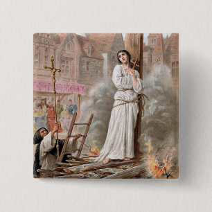 Joan of Arc button