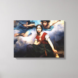 Joan Of Arc By Eugène Thirion Canvas Print