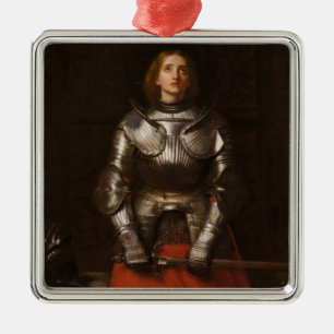 Joan of Arc (by John Everett Millais) Metal Tree Decoration