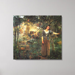 Joan of Arc by Jules Bastien Lapage Canvas Print