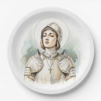 Joan of Arc , Catholic Gifts Paper Plate