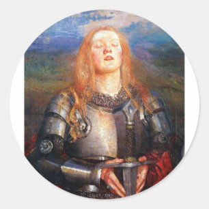 Joan of Arc Classic Round Sticker