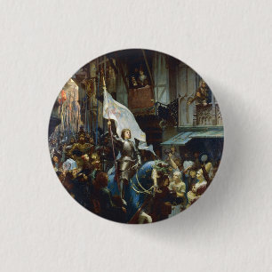 Joan of Arc enters Orléans 3 Cm Round Badge