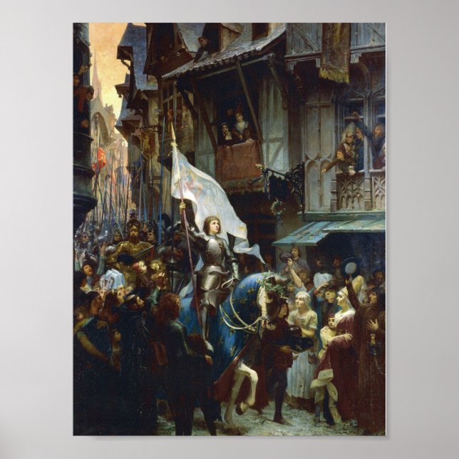 Joan of Arc enters Orléans Poster (Front)