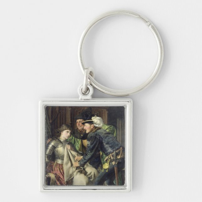Joan of Arc  Insulted in Prison, 1866 Key Ring (Front)