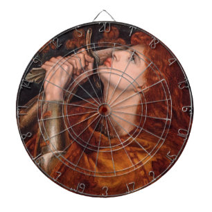 Joan of Arc (Portrait) (by Dante Gabriel Rossetti) Dartboard