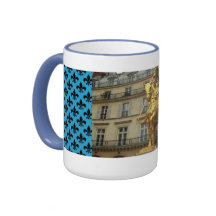 Joan of Arc statue in Paris France mug