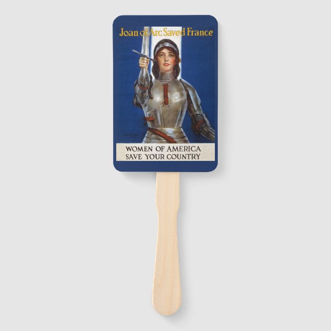 Joan of Arc: The Maid of Orleans, Knight Heroine Hand Fan (Front)