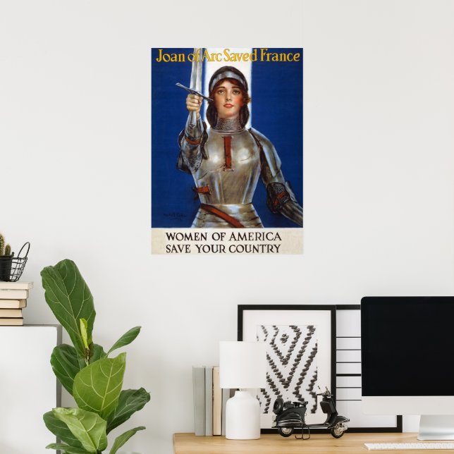 Joan of Arc: The Maid of Orleans, Knight Heroine Poster (Home Office)