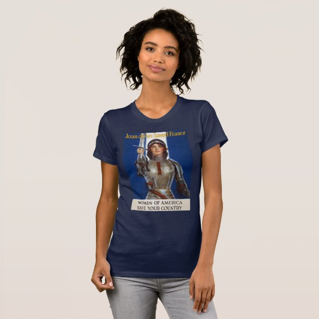 Joan of Arc: The Maid of Orleans, Knight Heroine T-Shirt (Front Full)
