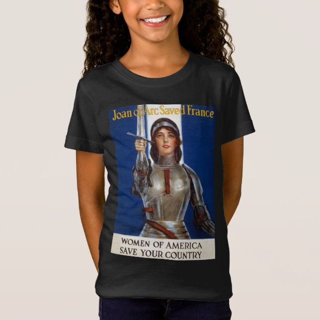 Joan of Arc: The Maid of Orleans, Knight Heroine T-Shirt (Front)