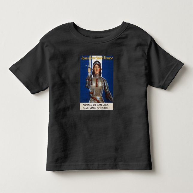 Joan of Arc: The Maid of Orleans, Knight Heroine Toddler T-Shirt (Front)