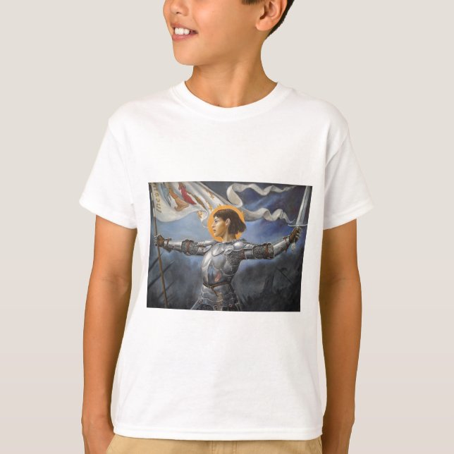 Joan of Arc with banner T-Shirt (Front)