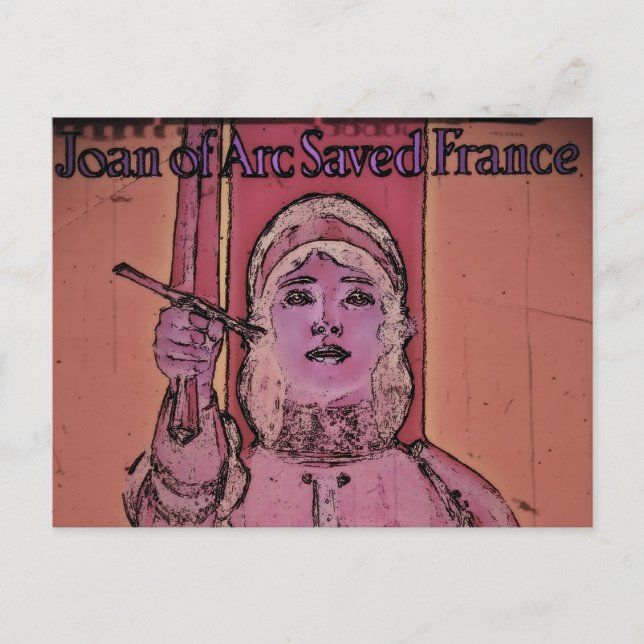 Joan of Arc WWII Buy Bonds Postcard (Front)