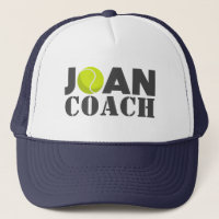 Joan Tennis Coach Trucker Hat