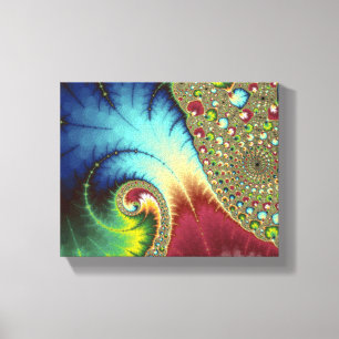 Joanie 50 Fractal Art Canvas Print