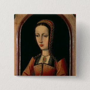 Joanna or Juana `The Mad' of Castile 15 Cm Square Badge
