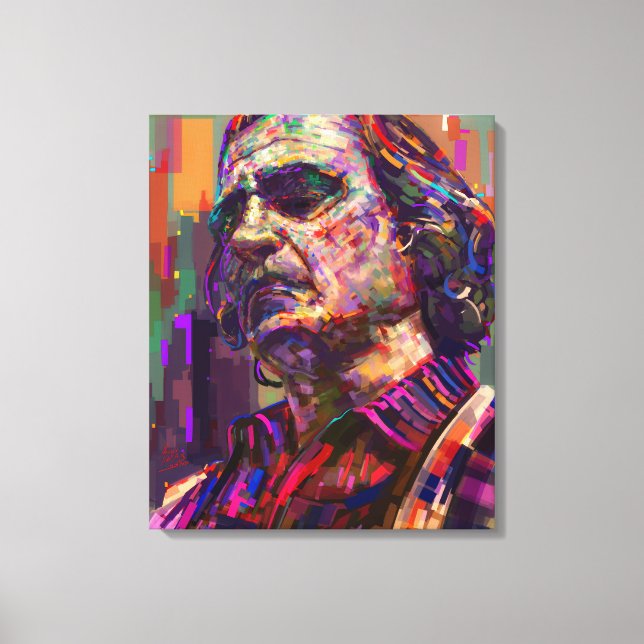 Joaquin phoenix canvas print (Front)