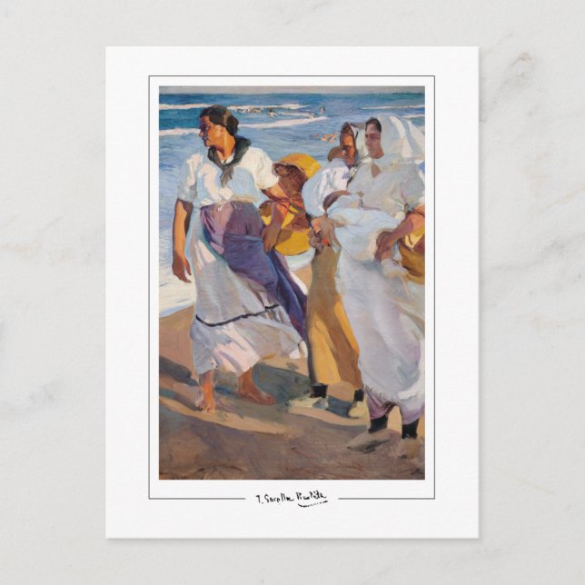 Joaquín Sorolla #1 - Fine Art Postcard (Front)