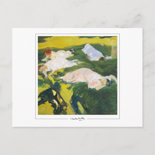 Joaquín Sorolla #29 - Fine Art Postcard (Front)