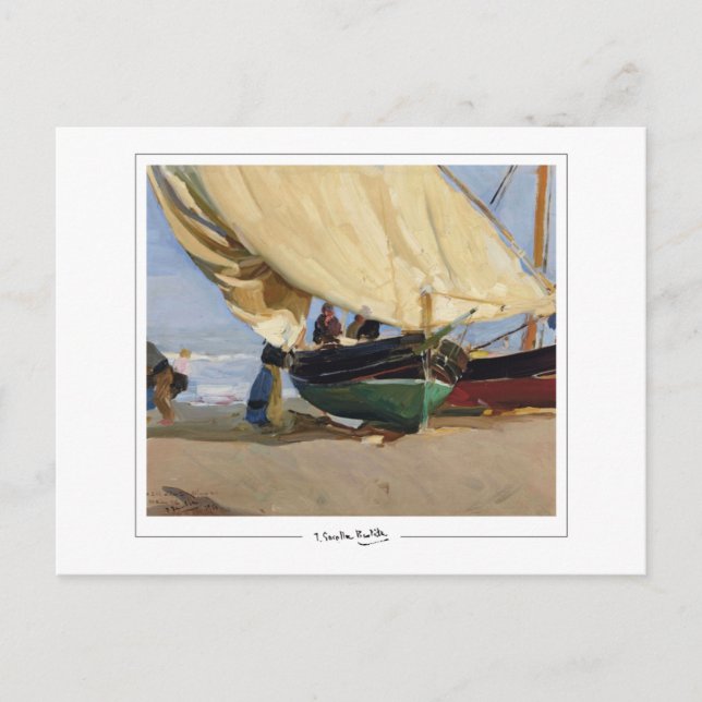 Joaquín Sorolla #338 - Fine Art Postcard (Front)