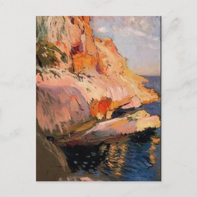 Joaquín Sorolla- Cave at San Antonio, Javea Postcard (Front)