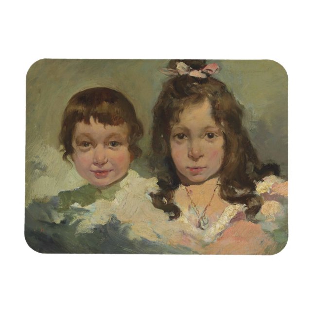 Joaquin Sorolla - María and Joaquín Magnet (Horizontal)