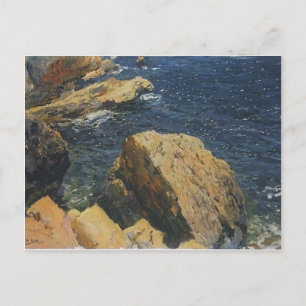 Joaquín Sorolla- Rocks of the Cape, Javea Postcard