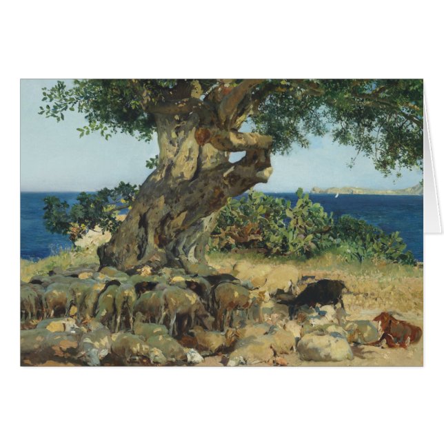 Joaquin Sorolla - The Carob Tree (Front Horizontal)