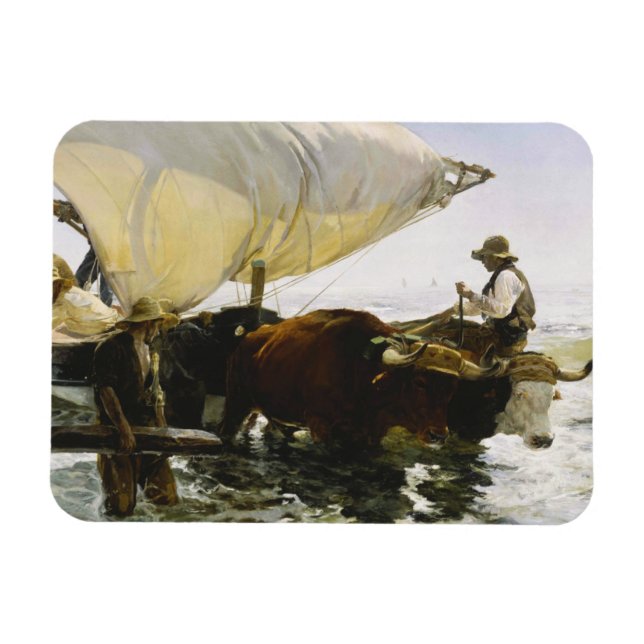 Joaquin Sorolla - The Return from Fishing Magnet (Horizontal)