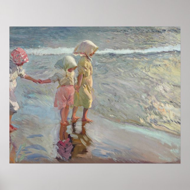 Joaquin Sorolla - The Three Sisters Poster (Front)