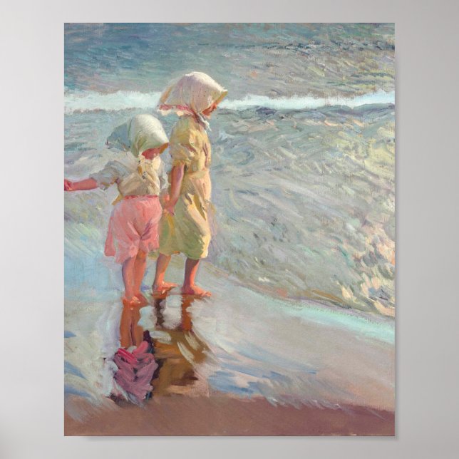 Joaquin Sorolla - The Three Sisters Poster (Front)