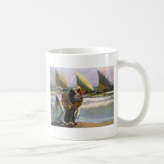 Joaquín Sorolla y Bastida Three Sails Coffee Mug