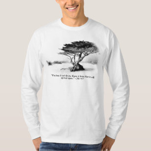 JOB 14:7 Men's Long Sleeve T-Shirt