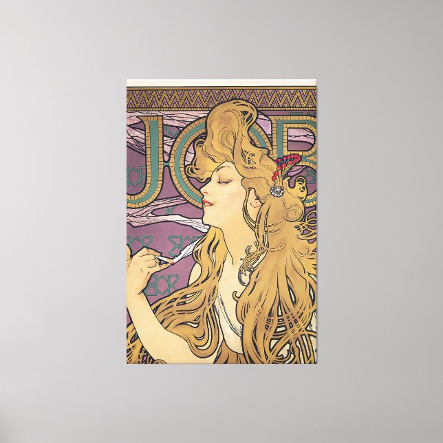 Job (1896) by Alphonse Mucha  Canvas Print (Front)
