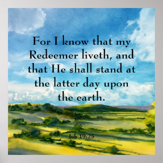 Job 19:25  poster