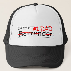Job Dad Bartender Trucker Hat